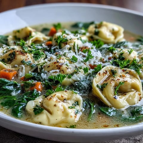 Easy Tortellini Soup With Chicken Broth
