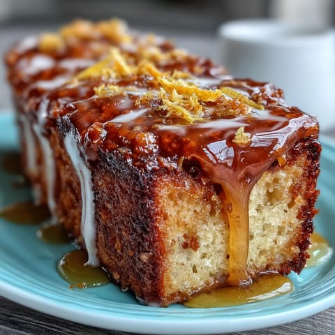 Dandelion Honey Lemon Cake