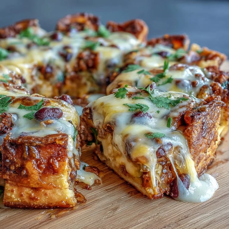 Appetizer-sized Blooming Quesadilla Ring filled with cheddar, Monterey Jack, and veggies, arranged in a blooming flower shape.
