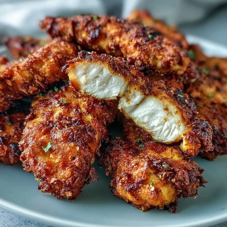 Baked Turmeric Chicken Tenders served with sweet chili sauce on a rustic wooden table perfect for family dinner.