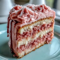 Elegant pink Bridal Shower Rosé Velvet Cake with shimmering gold drip.